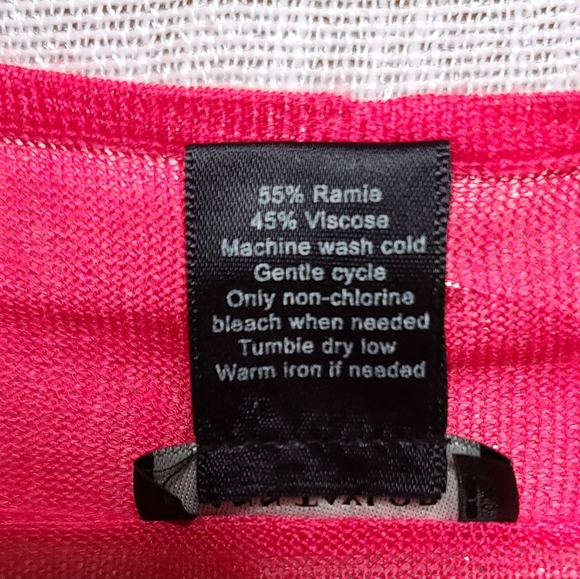 Ann Taylor Y2K Lightweight Open Cardigan w/ Ribbed Sleeves - Picture 4 of 4